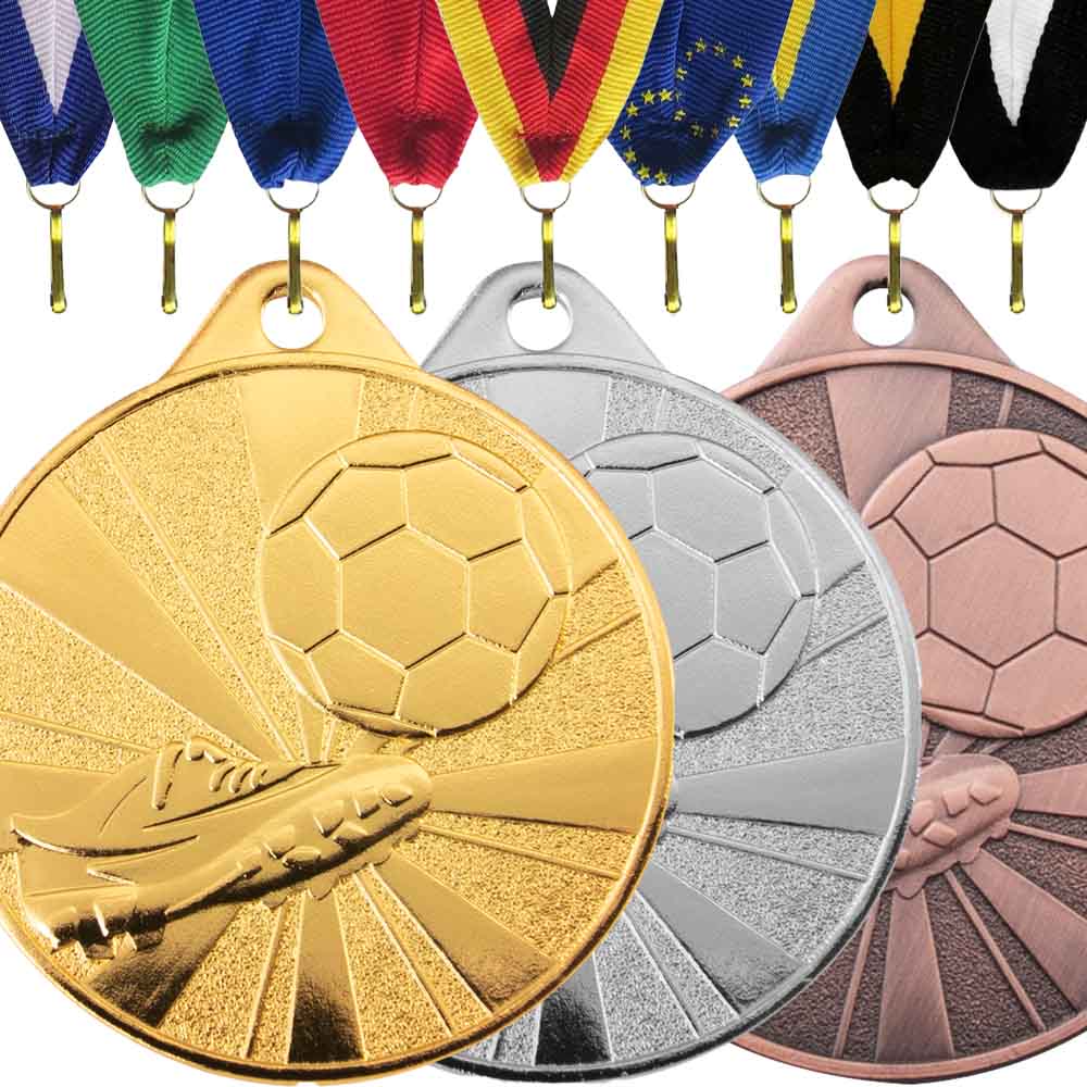 Fußballmedaille "Kick" Ø 50mm