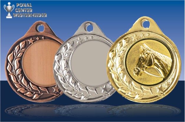 Reitsport Medaille Halbranke