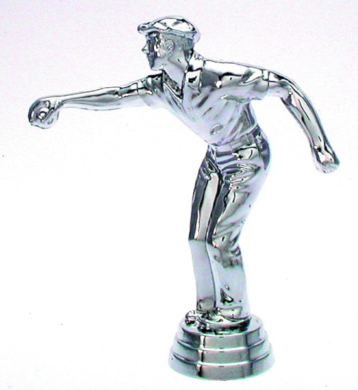 Boule Pokal 'CHICAGO' mit Figur
