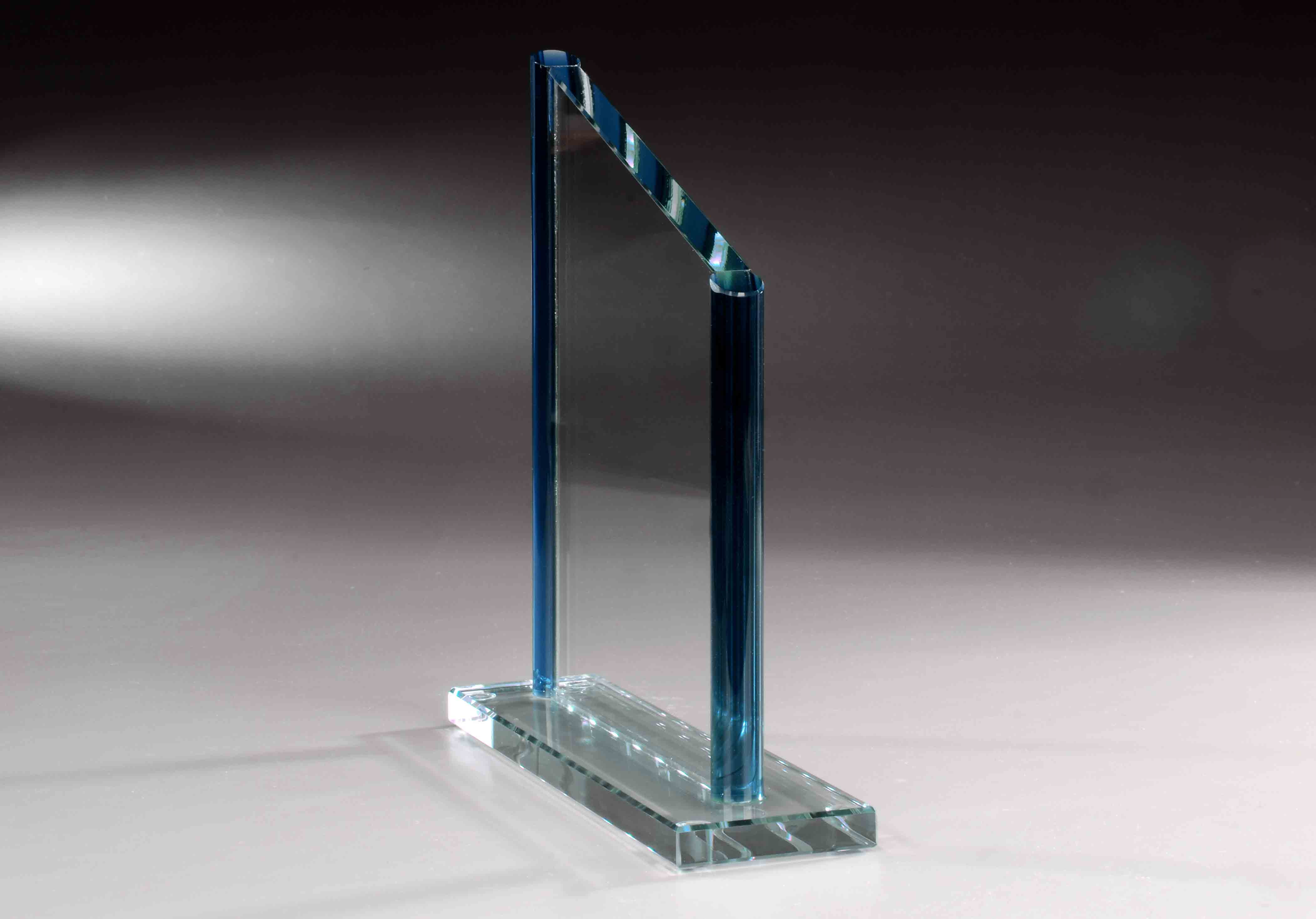 Glastrophäe blaulook-Kristall 