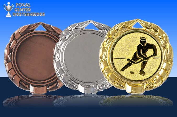 Eishockey Medaille ''Hero''